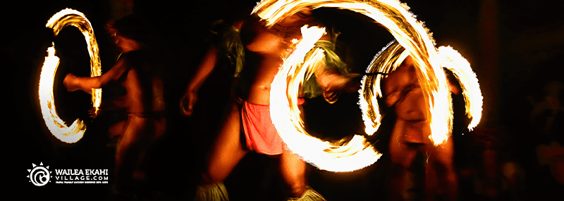 Fire dancers